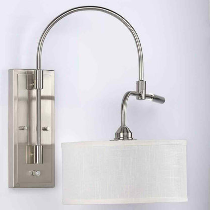 Progress Lighting Kempsey Brushed Nickel Swing Arm Wall Bracket