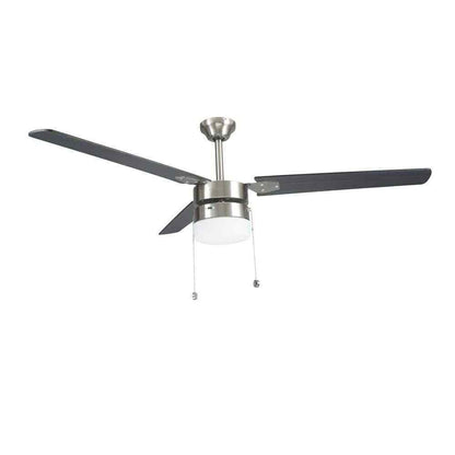 Montgomery 56 in. Indoor Brushed Nickel Ceiling Fan with Light RDB9156-BN