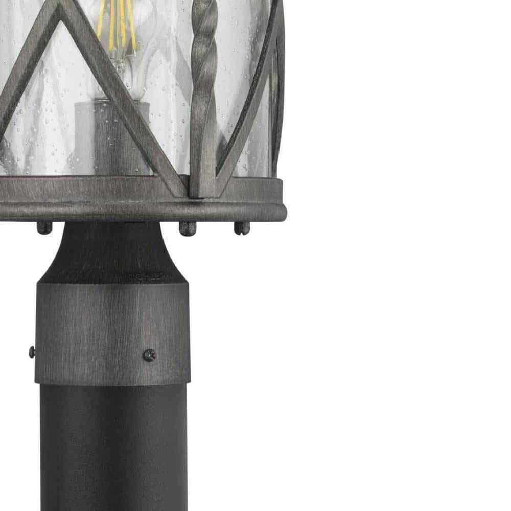Home Decorators Walcott Manor 1-Light Antique Pewter Outdoor Transitional Post