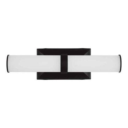 Home Decorators Rolande 16 in. Coal 1-Light LED Bathroom Vanity Light Bar 25837