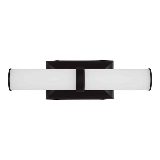 Home Decorators Rolande 16 in. Coal 1-Light LED Bathroom Vanity Light Bar 25837