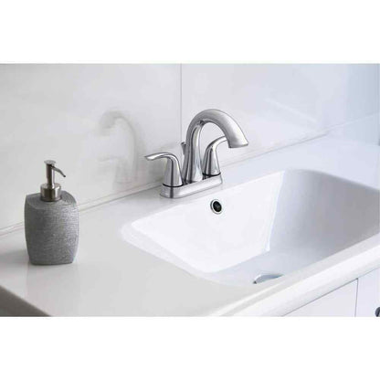 Glacier Bay Irena 4 in. Centerset 2-Handle Bathroom Faucet in Chrome