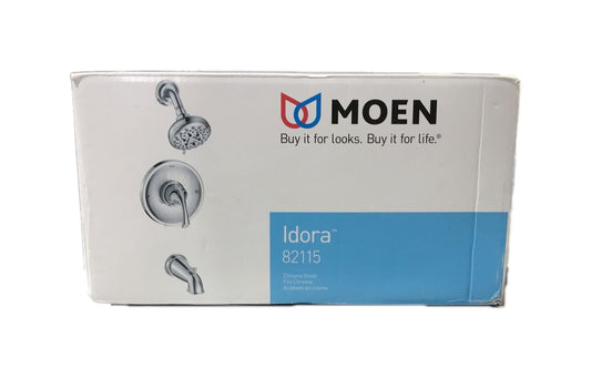 MOEN Idora Single-Handle 5-Spray Tub and Shower Faucet in Chrome Valve Included