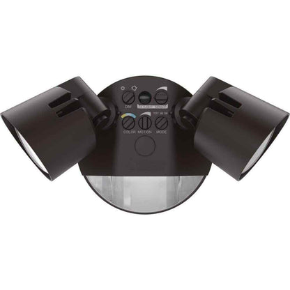 Lithonia Lighting Dark Bronze Motion Activated Outdoor LED Flood Light