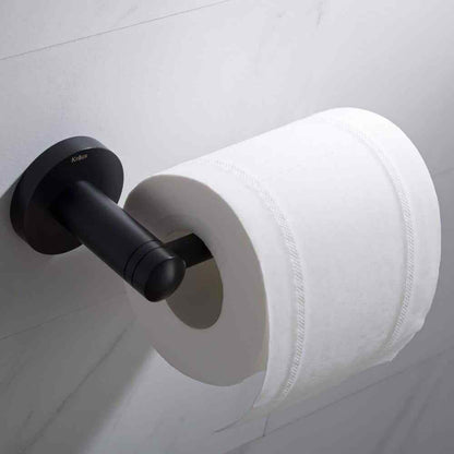 KRAUS Elie Bathroom Toilet Paper Holder in Matte Black KEA-18829MB