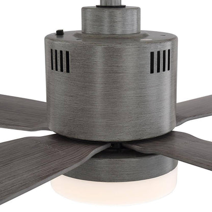 Home Decorators Kitteridge 52 in. LED Indoor Greywood Ceiling Fan w/ Light Kit