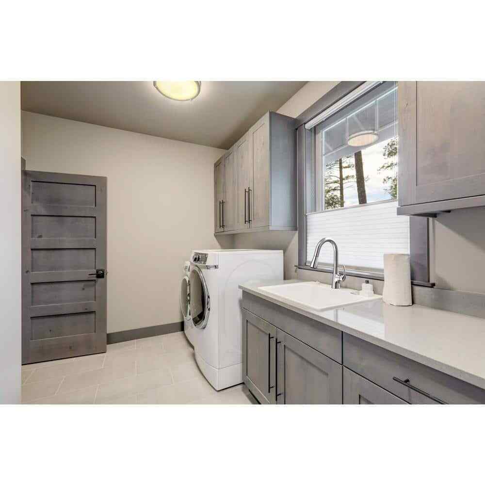 Glacier Bay Clare Single Handle Pull Down Laundry Utility Faucet in Chrome