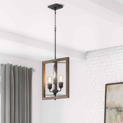 Home Decorators Palermo Grove 3-Light Gilded Iron Farmhouse Kitchen Pendant