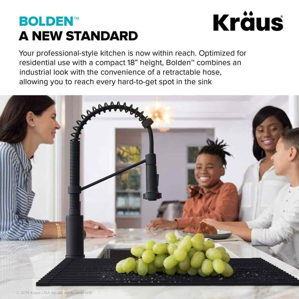KRAUS Bolden Single-Handle Pull-Down Sprayer Kitchen Faucet