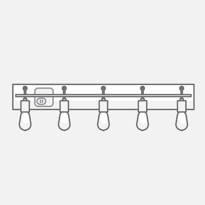 Home Decorators Clermont 14.75 in. 2-Light Matte Black Bathroom Vanity Light