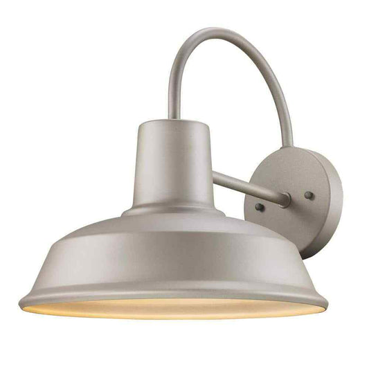 Bel Air Lighting Tacoma 1-Light Silver Farmhouse Outdoor Barn Light Wall Sconce
