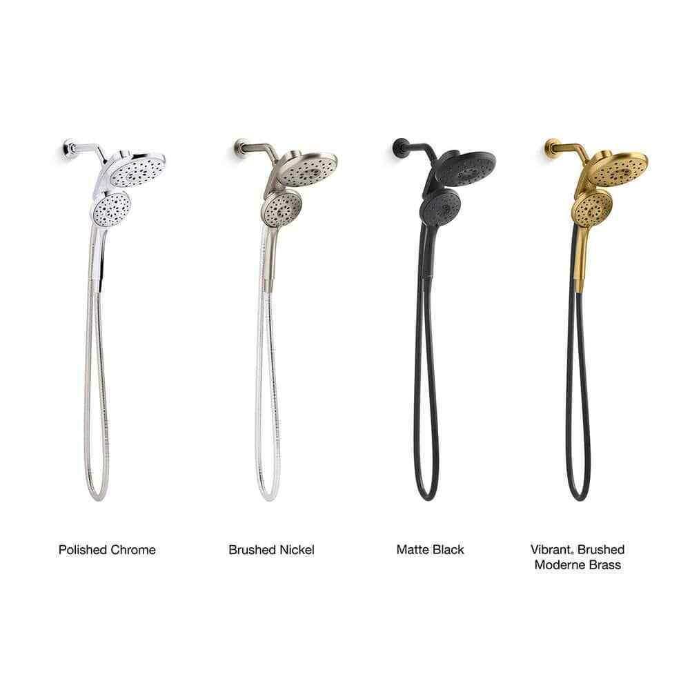 KOHLER Claro 1-Spray Dual Wall Mount Fixed and Handheld Shower Head 1.75 GPM