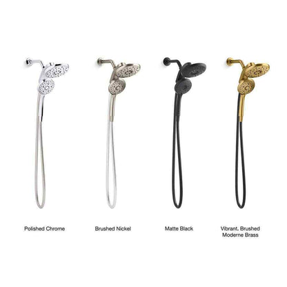 KOHLER Claro 1-Spray Dual Wall Mount Fixed and Handheld Shower Head 1.75 GPM
