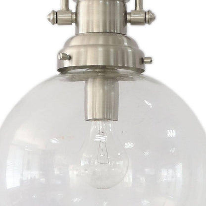 Essential Elements Bryson 10 in. 1-Light Brushed Nickel Pendant 11214