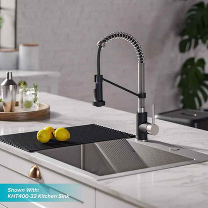 KRAUS Bolden Pull Down Sprayer Kitchen Faucet w/ Dual Function Sprayhead