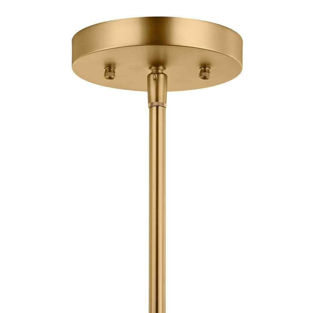 Hampton Bay Mullins 10 in. Gold Pendant Light Kitchen Pendant Lighting