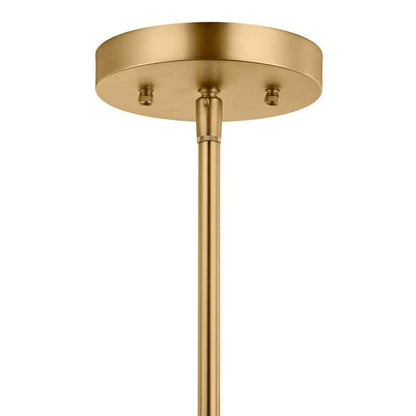 Hampton Bay Mullins 10 in. Gold Pendant Light Kitchen Pendant Lighting