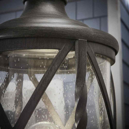 Home Decorators Walcott Manor 1-Light Antique Pewter Outdoor Transitional Post