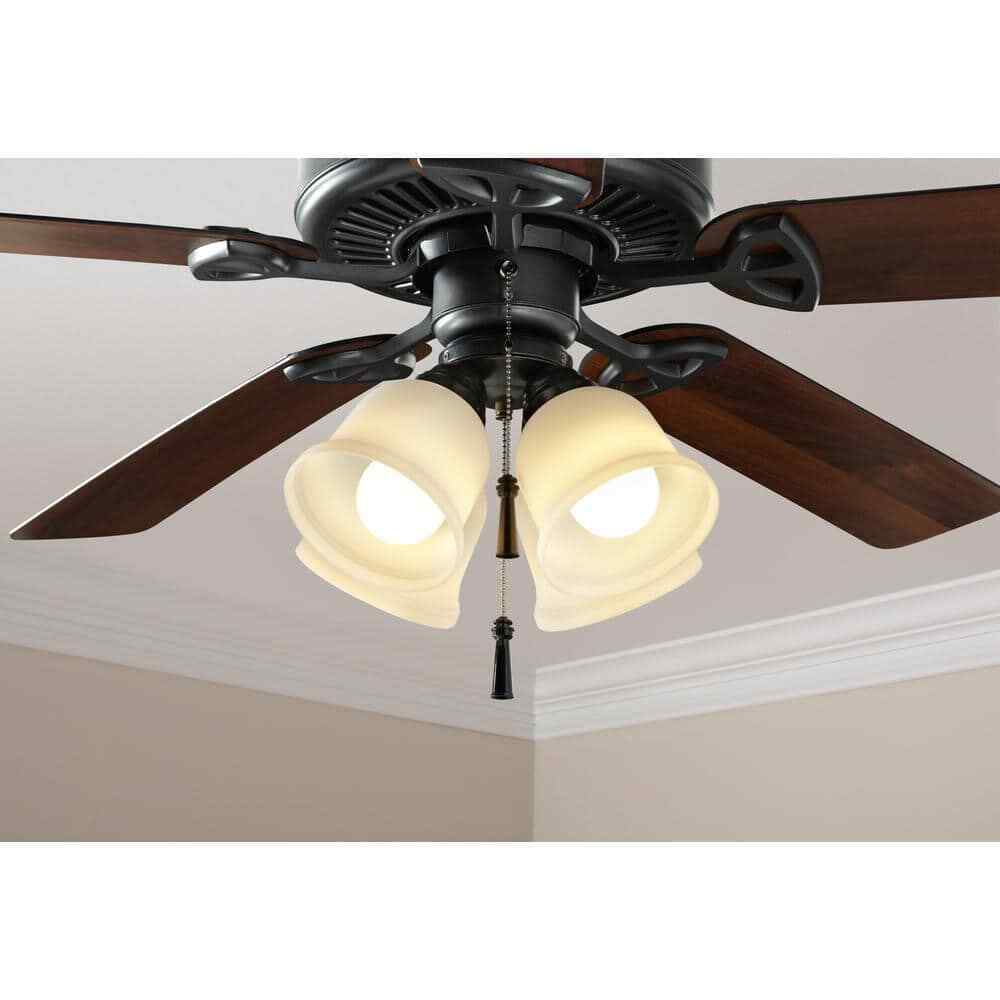 Hampton Bay Gazelle 4-Light LED Ceiling Fan Light Kit 91306