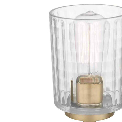 Home Decorators Westlyn 3-Light Brushed Brass Vanity Light w/ Glass Shades