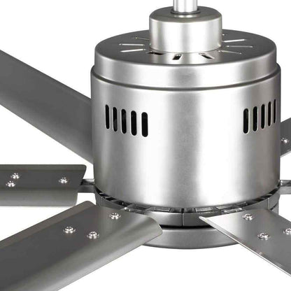 Hubbell Industrial 96 in. Six-Blade Nickel Dual Mount Ceiling Fan