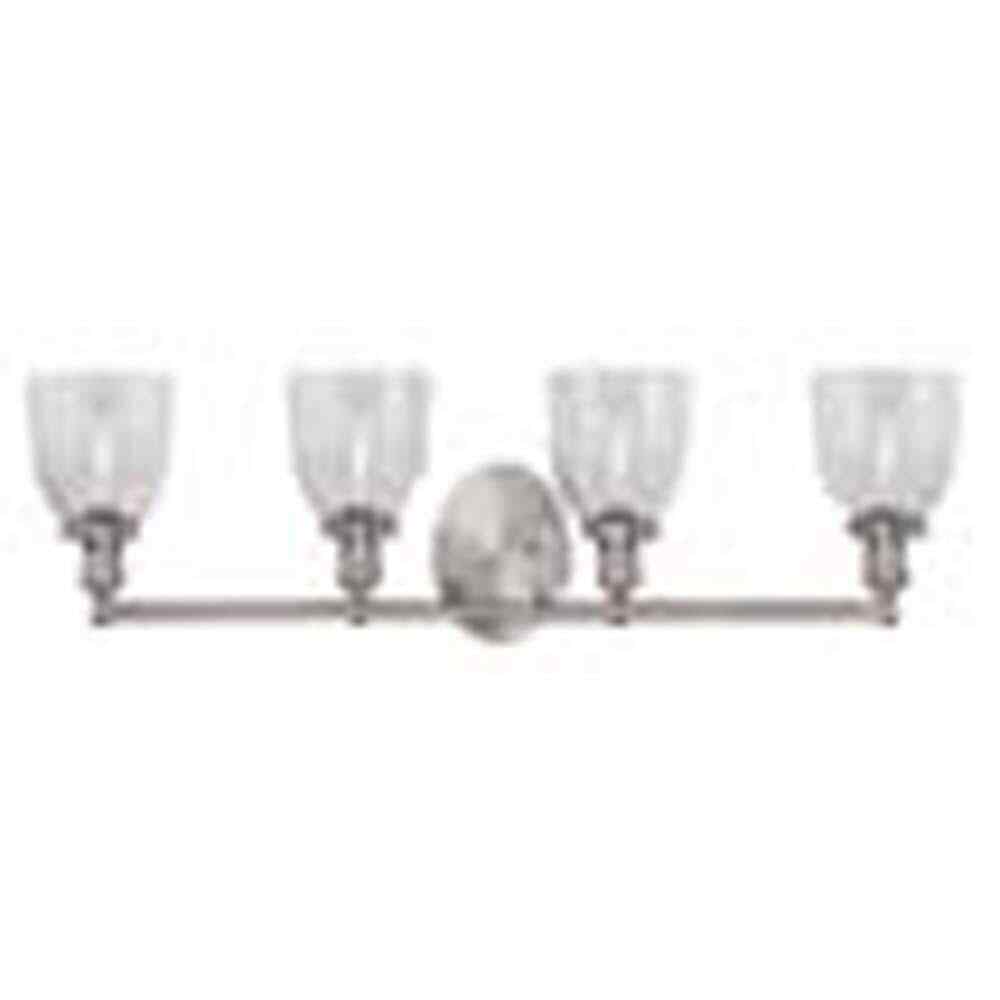 Home Decorators Evelyn 37.5 in. 4-Light Brushed Nickel Vanity Light