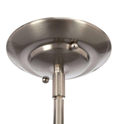 Progress Lighting Madison Collection 7.5 in. 1-Light Brushed Nickel Mini Pendant