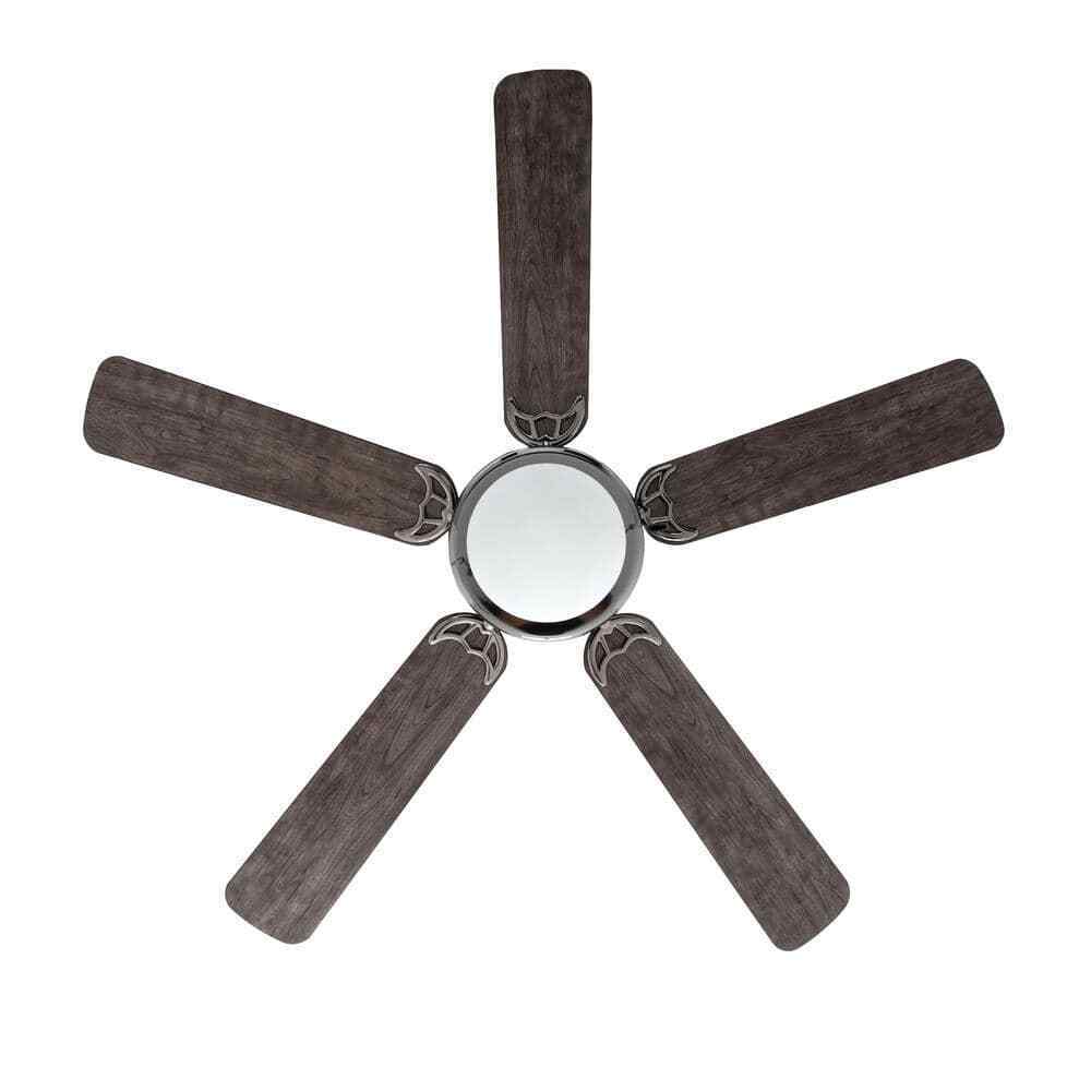 Hugger 52 in. LED Gunmetal Ceiling Fan AL383LED-GM