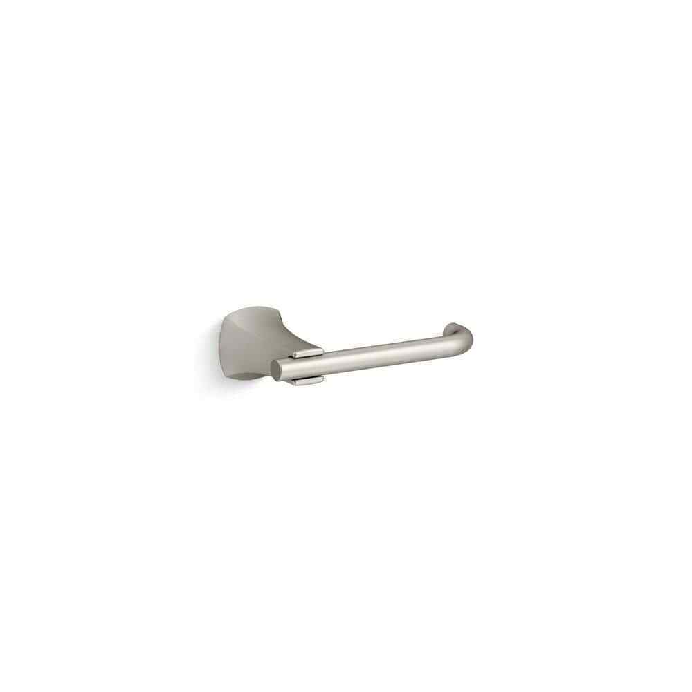 KOHLER Rubicon Toilet Paper Holder in Vibrant Brushed Nickel K-R26113-BN