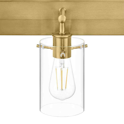 Hampton Bay Regan 12.75 in. 2-Light Brushed Gold Vanity Light