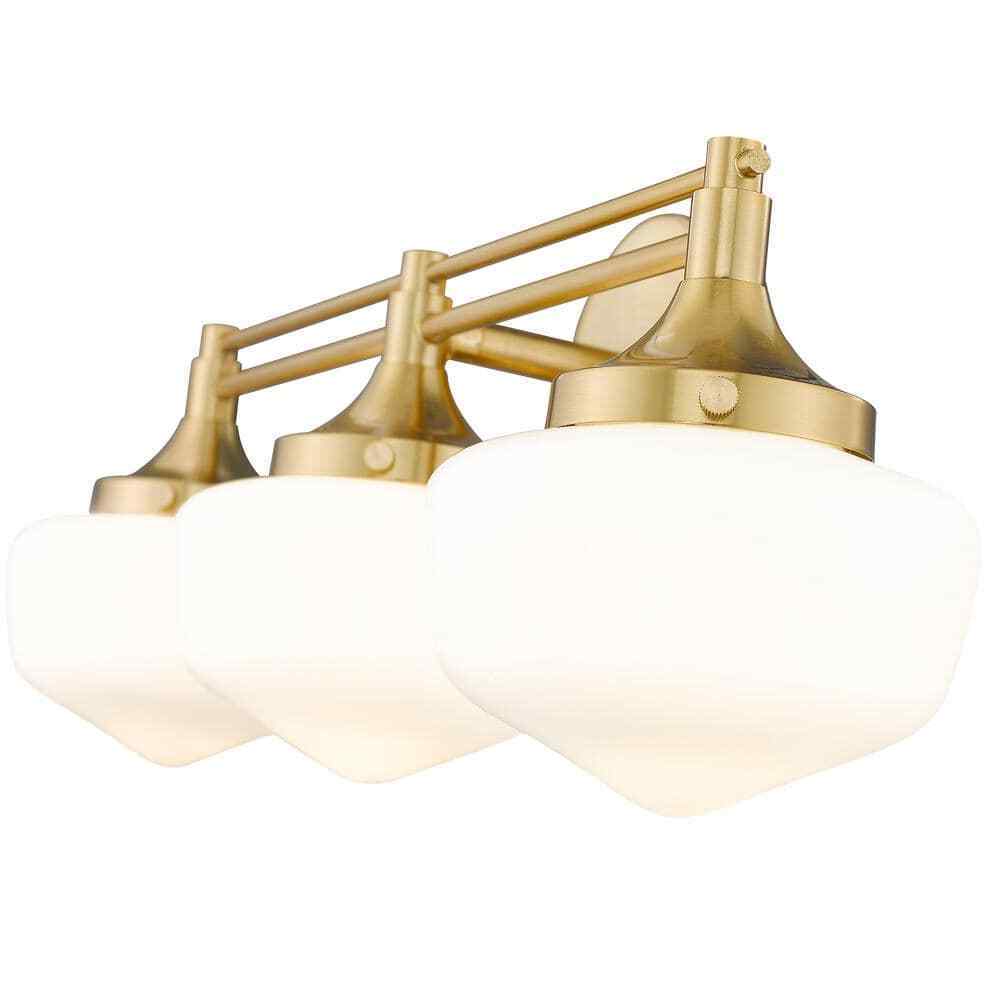 Home Decorators Collection Maybry 3-Light Brushed Gold Vanity Light