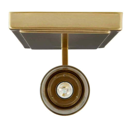 Home Decorators Closmere 5 in. 1-Light Brushed Gold Wall Mount Sconce Light