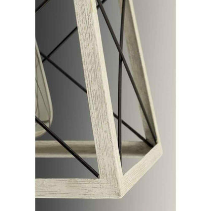 Progress Lighting Briarwood 1-Light Graphite Farmhouse Wall Sconce Light