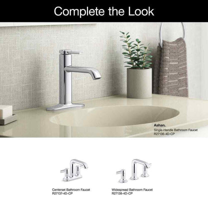 KOHLER Ashan Single Hole Single-Handle Bathroom Faucet in Polished Chrome