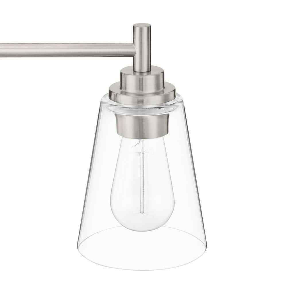 Hampton Bay Wakefield 22.5 in. 3-Light Chrome Vanity Light
