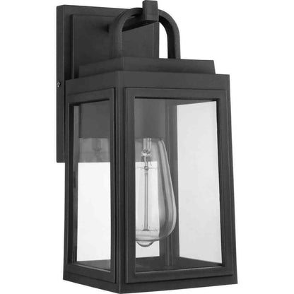 Progress Lighting Grandbury 1-Light Textured Black Farmhouse Outdoor Light