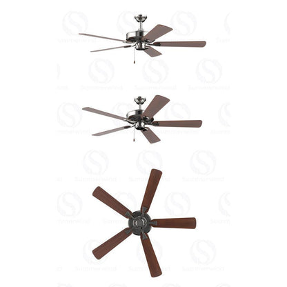 Hampton Bay Chatfield 52 in. Indoor Brushed Nickel Ceiling Fan