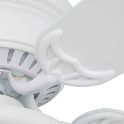 Hugger 44 in. LED Matte White Ceiling Fan AL383CP-MWH