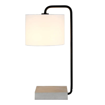 Meyer&Cross Roland 22 in. Blackened Bronze and Concrete Table Lamp