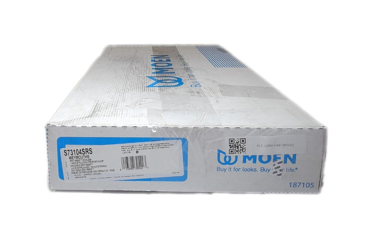 MOEN Weymouth Spring Pulldown Sprayer Kitchen Faucet Spot Resist Stainless
