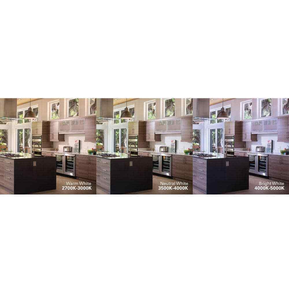 Halo RL 4 in. White Bluetooth Smart LED Recessed Ceiling Light Trim 6-Pack