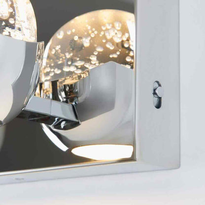 Artika Oracle 20 in. 3 Light Chrome Modern Integrated LED 5 CCT Vanity Light Bar