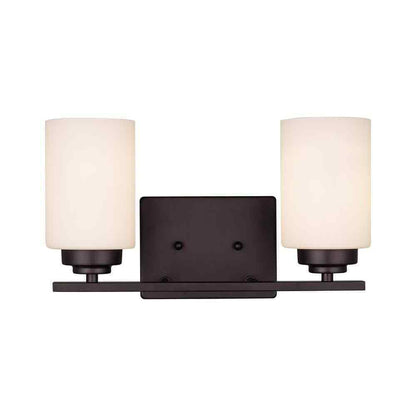 Bel Air Lighting Mod Pod 14.25 in. Rubbed Bronze Bathroom Vanity Light Fixture