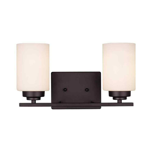 Bel Air Lighting Mod Pod 14.25 in. Rubbed Bronze Bathroom Vanity Light Fixture