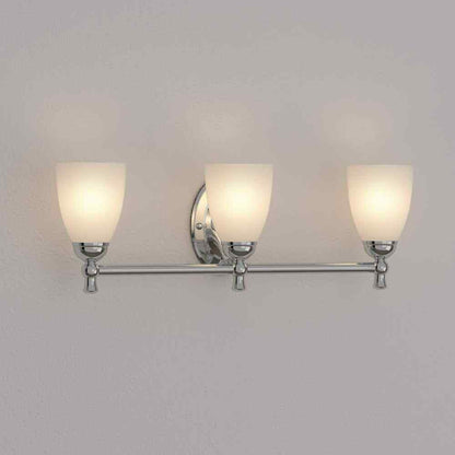 Hampton Bay Solomone  3-Light Polished Chrome Bathroom Vanity Light Fixture