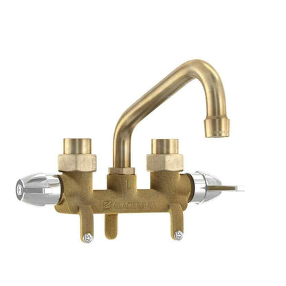 Glacier Bay 2-Handle Laundry Faucet in Rough Brass
