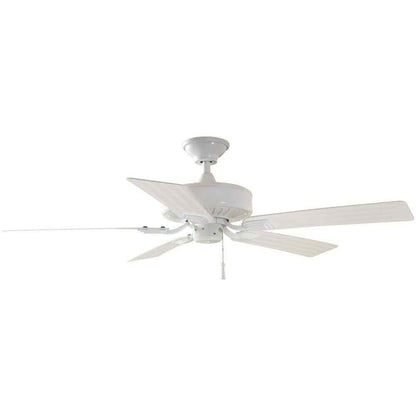 Hampton Bay Barrow Island 52 in. Indoor/Outdoor Wet Rated White Ceiling fan