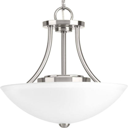 Progress Lighting Gather Brushed Nickel Integrated LED Semi-Flush Mount