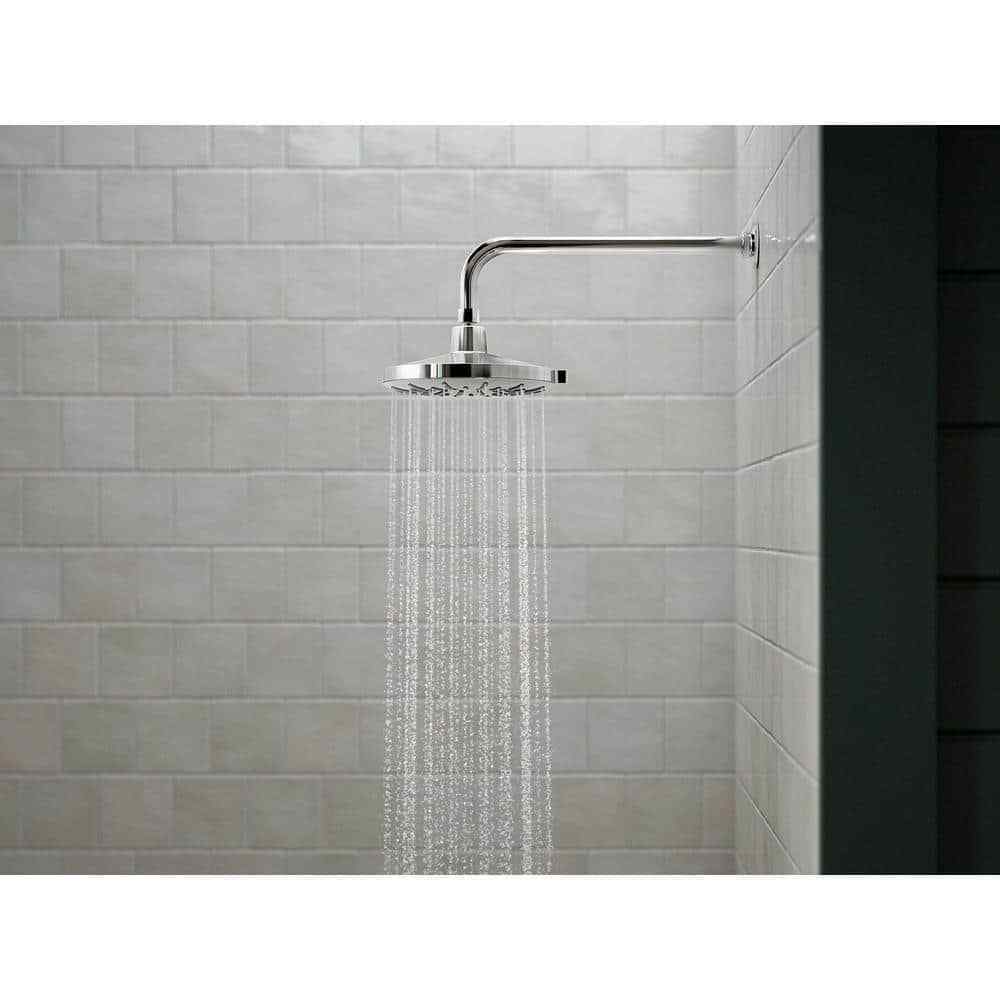 KOHLER Bellerose 3-Spray Patterns 1.75 GPM 8 in. Wall Mount Fixed Shower Head