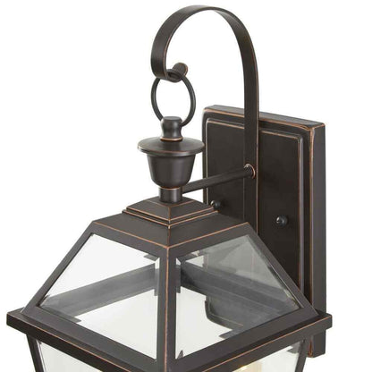 Home Decorators Glenneyre 2-Light Espresso Bronze Hardwired Outdoor Wall Sconce